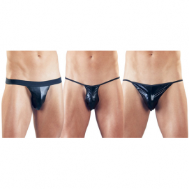 3-Delige Wetlook String Set - Svenjoyment Underwear | PleasureToys.nl