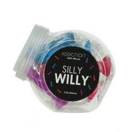Addiction - Silly Willy Mini Dildo 12 stuks - 8 cm - Addiction | PleasureToys.nl