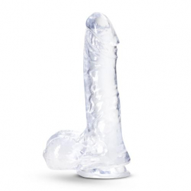 B Yours Plus - Ram n' Jam Dildo - Transparant-B-Yours - PleasureToys.nl