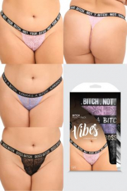 Bitch 3-Pack Strings - Curvy - Vibes | PleasureToys.nl