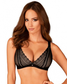 Estiqua BH - Zwart-Obsessive - PleasureToys.nl