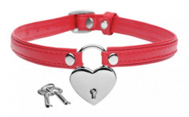 Heart Lock - Collar Met Sleutels - Master Series | PleasureToys.nl