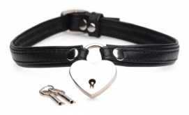 Heart Lock - Collar Met Sleutels - Master Series | PleasureToys.nl