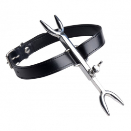 Heretic's Fork - BDSM Halsband - Strict Leather | PleasureToys.nl