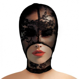 Lace Seduction Bondage Masker - Zwart-Master-Series - PleasureToys.nl