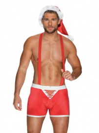 Mr Claus Sexy Kerstkostuum Voor Mannen-Obsessive - PleasureToys.nl