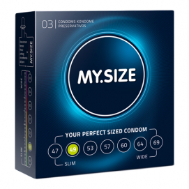 MY.SIZE Pro 49 mm Condooms - 3 stuks-My-Size - PleasureToys.nl