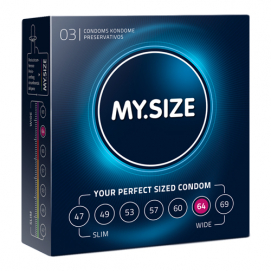 MY.SIZE Pro 64 mm Condooms - 3 stuks-My-Size - PleasureToys.nl