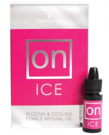 On™ For Her Arousal Oil Ice - 5 ML. - Sensuva | PleasureToys.nl