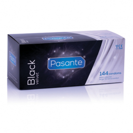 Pasante Black Velvet condooms 144 stuks-Pasante - PleasureToys.nl