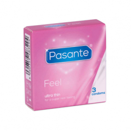 Pasante Feel Condooms - 3 stuks-Pasante - PleasureToys.nl