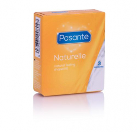 Pasante Naturelle Condooms - 3 stuks-Pasante - PleasureToys.nl