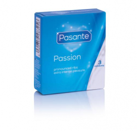 Pasante Passion Condooms - 3 stuks-Pasante - PleasureToys.nl