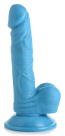 Poppin Dildo 16,5 cm - Blauw-Pop-Peckers - PleasureToys.nl