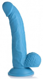 Poppin Dildo 19 cm - Blauw-Pop-Peckers - PleasureToys.nl