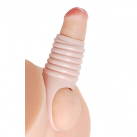 Really Ample - geribbelde penis sleeve - Size Matters | PleasureToys.nl
