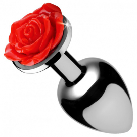 Red Rose Buttplug - Small-Booty-Sparks - PleasureToys.nl