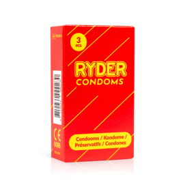 Ryder Condooms - 3 Stuks-Ryder - PleasureToys.nl