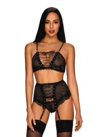 Set Basitta - Zwart-Obsessive - PleasureToys.nl