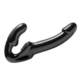 Strapless Voorbind Dildo - Zwart-Strap-U - PleasureToys.nl
