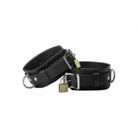 Strict Leather Deluxe Locking Cuffs-Strict-Leather - PleasureToys.nl