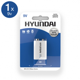 Super Alkaline 9V Batterij - Hyundai | PleasureToys.nl