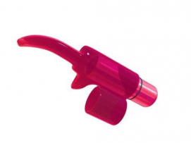 Tingling Tongue Bullet Vinger Vibrator- Roze-PowerBullet - PleasureToys.nl