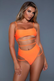 Venetia Badpak - Oranje-Be-Wicked-Swimwear - PleasureToys.nl
