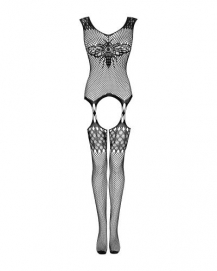 Vlinder Catsuit Met Jarretel Design - Curvy-Obsessive - PleasureToys.nl